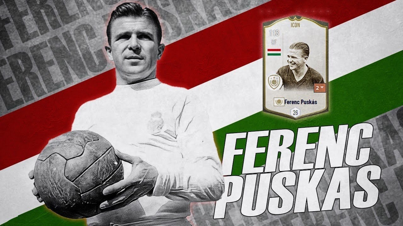 Ferenc Puskas là cầu thủ có sự nghiệp lẫy lừng ở thế kỷ XX với bóng đá Hungary 