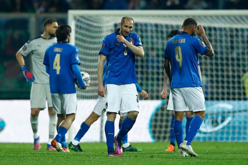 Đội tuyển Italia đang gặp vấn đề từ nội bộ 
