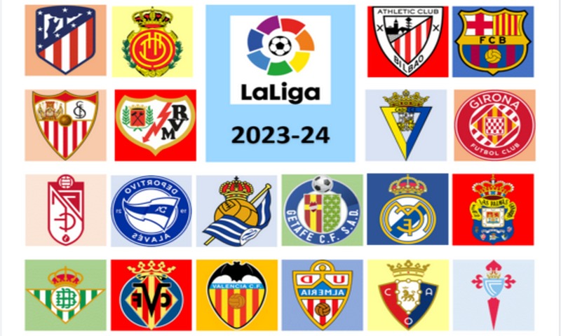 Các đội bóng hiện đang tranh tài ở mùa giải 2023-2024
