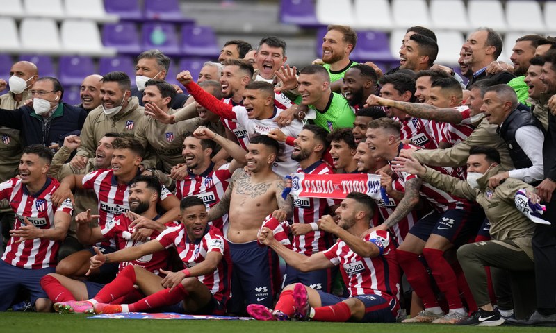 Atletico Madrid mỗi lần vô địch La Liga đều rất kịch tính
