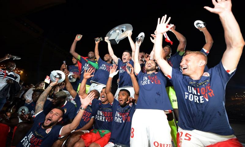 AS Monaco có tới 8 lần được ăn mừng chức vô địch Ligue 1

