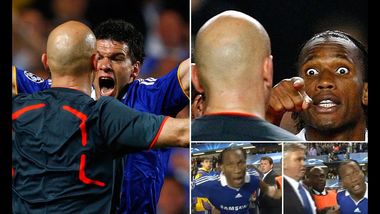 Barcelona vs Chelsea năm 2009 là trận đấu nhiều tranh cãi 
