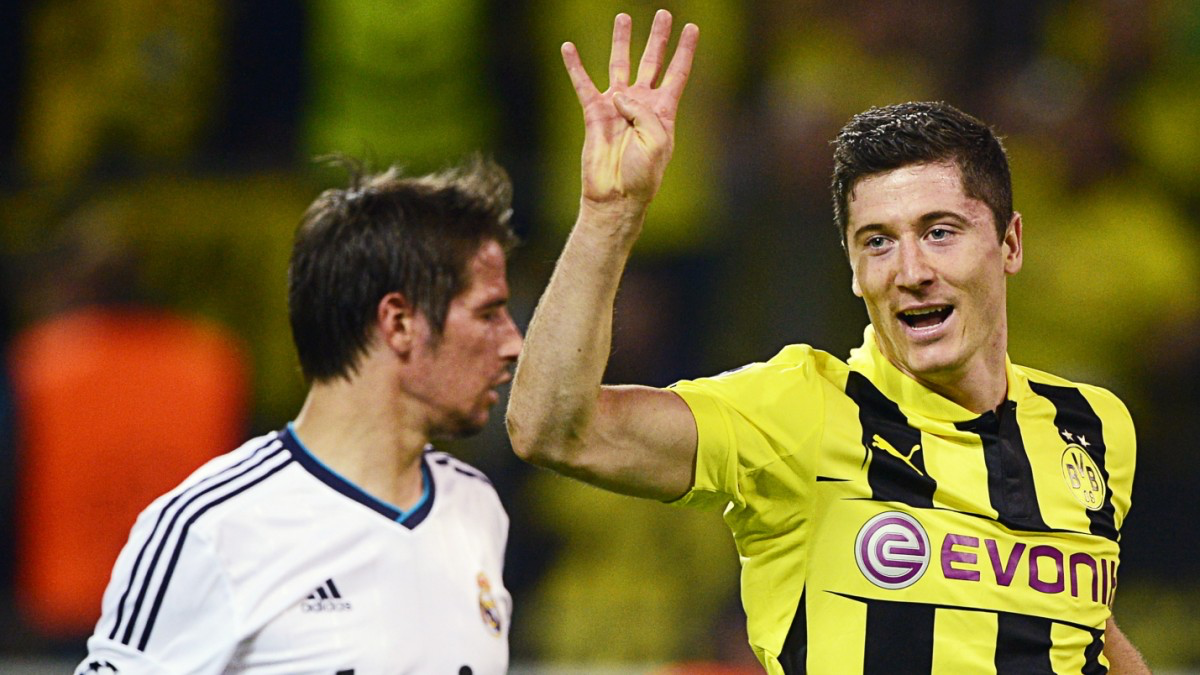 Dortmund đã có chiến thắng kịch tính ở bán kết C1 2013 trước Real 
